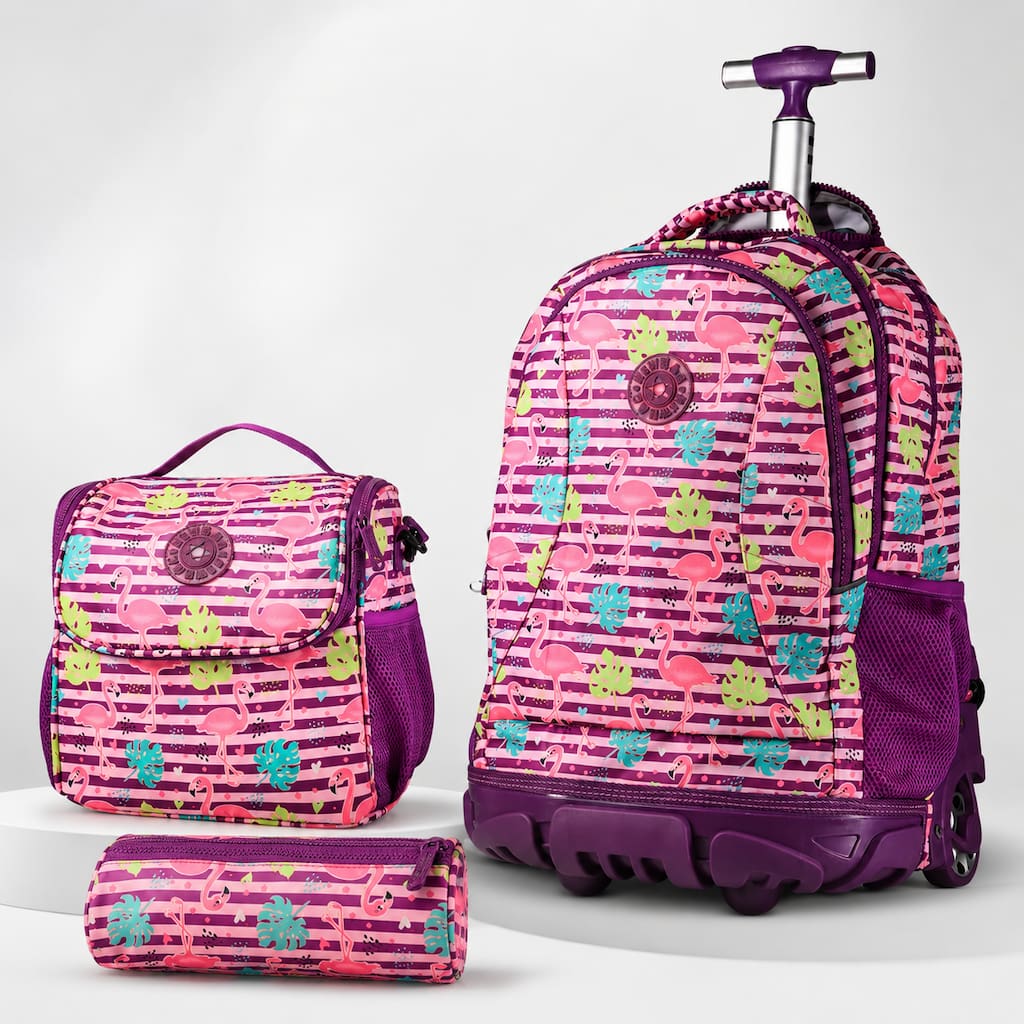 Sac à Dos Scolaire à Roulettes 3 en 1 – Collection Rentrée